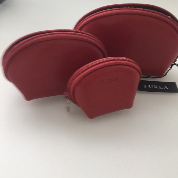 Furla Handbags - Furla set of three leather nesting bags